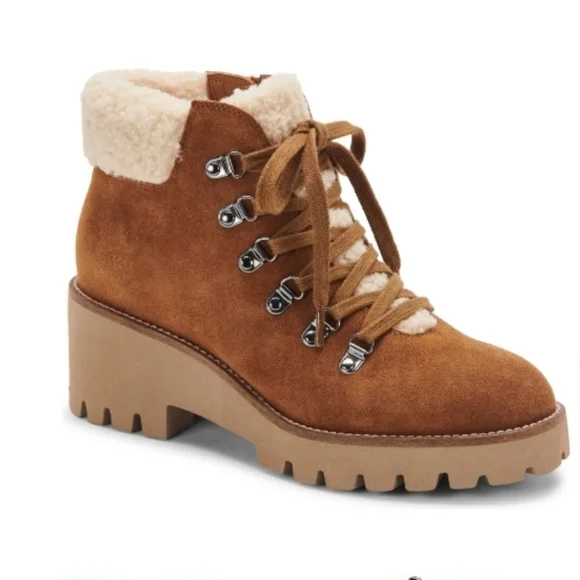 BLONDO Devin Camel Suede Waterproof Bootie - Picture 2 of 14